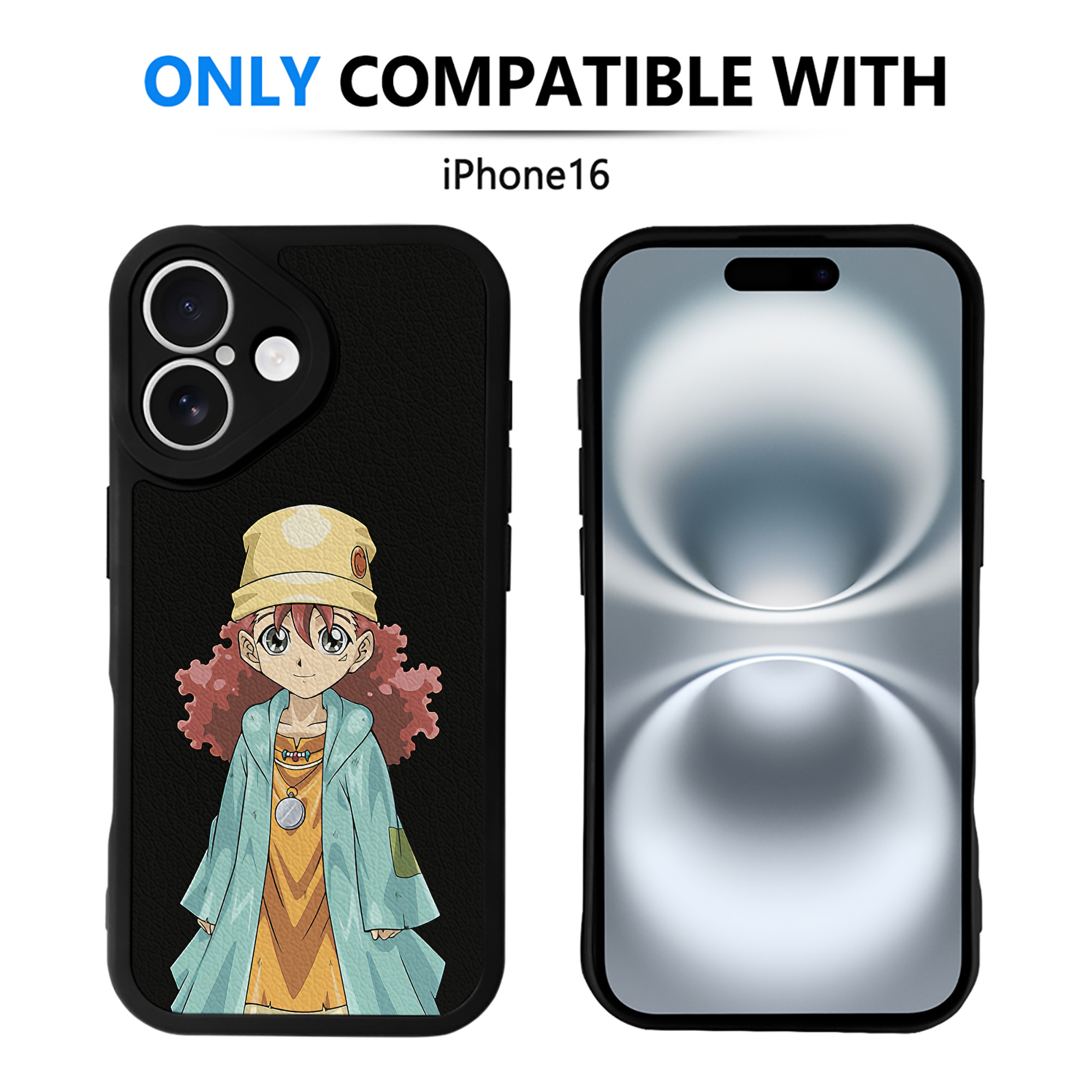 遊☆戯☆王 Yu-Gi-Oh! 【iPhone 16シリーズ対応】シリコンスマホケース（レザー調） 材質：シリコン